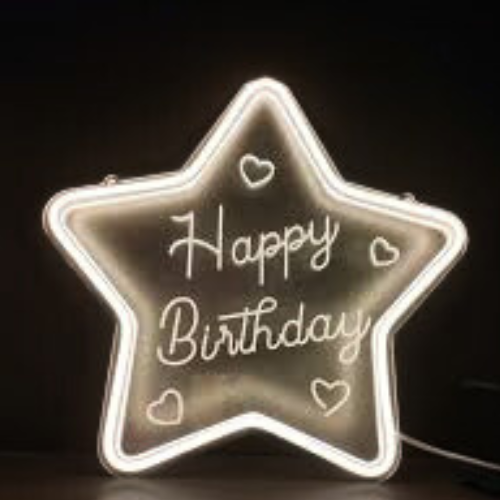 כוכב לד HAPPY BIETHDAY