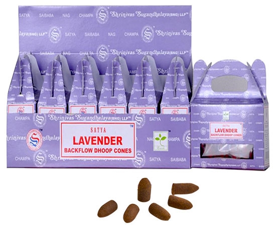 מארז קטורת BACKFLOW SATYA LAVENDER