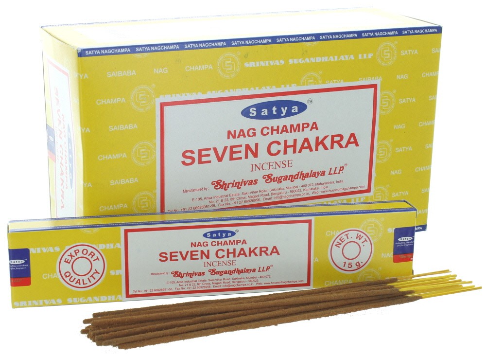מארז קטורת SATYA SEVEN CHAKRA