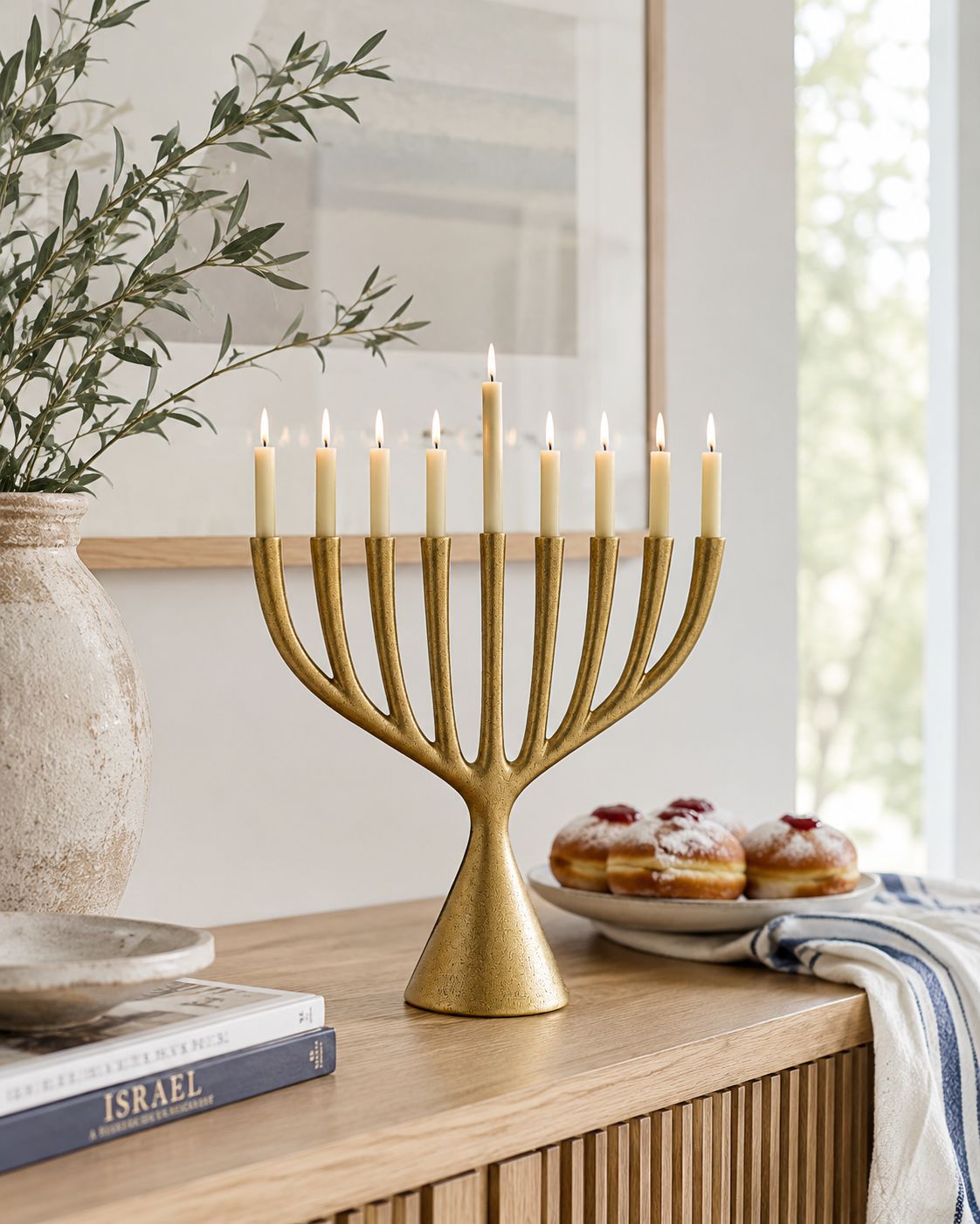חנוכייה ORIN זהב