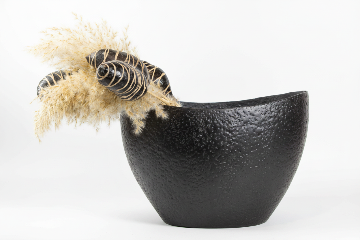 כד BOWL שחור 15 סמ