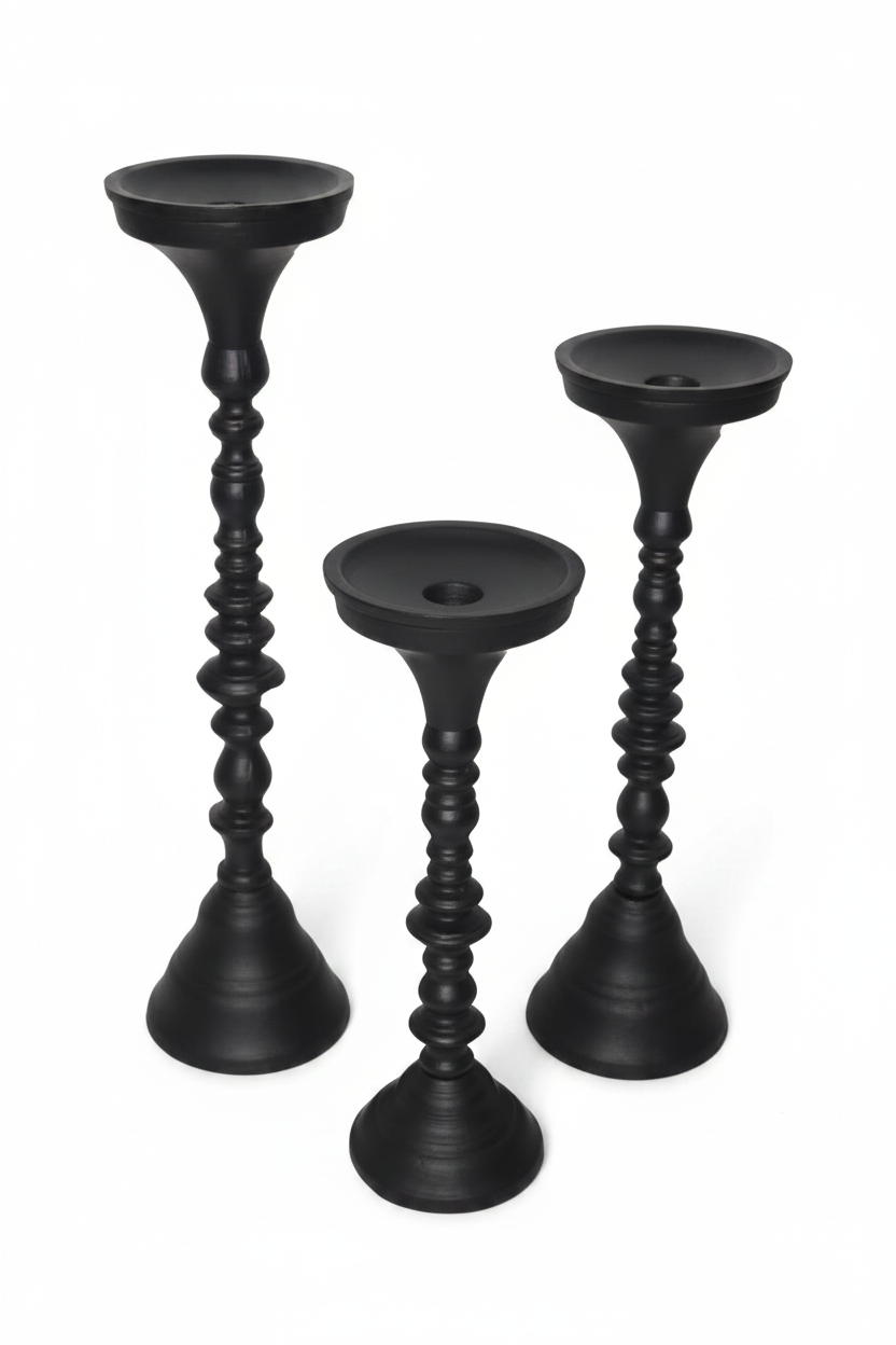 סט פמוטים PILLAR שחור 33 ס''מ