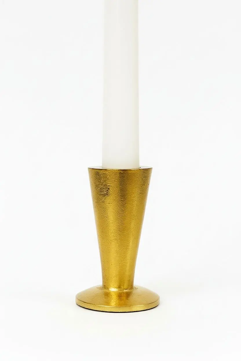 פמוט CONE זהב 9 סמ