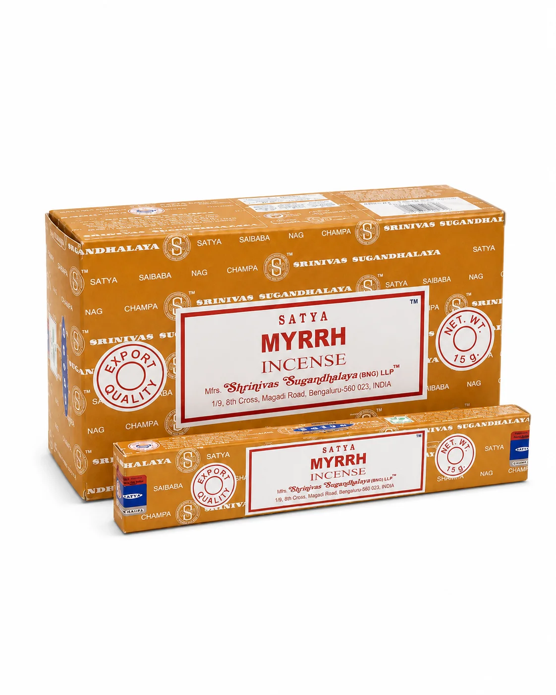 מארז SATYA קטורת 15 גרם MYRRH מארז SATYA קטורת 15 גרם MYRRH