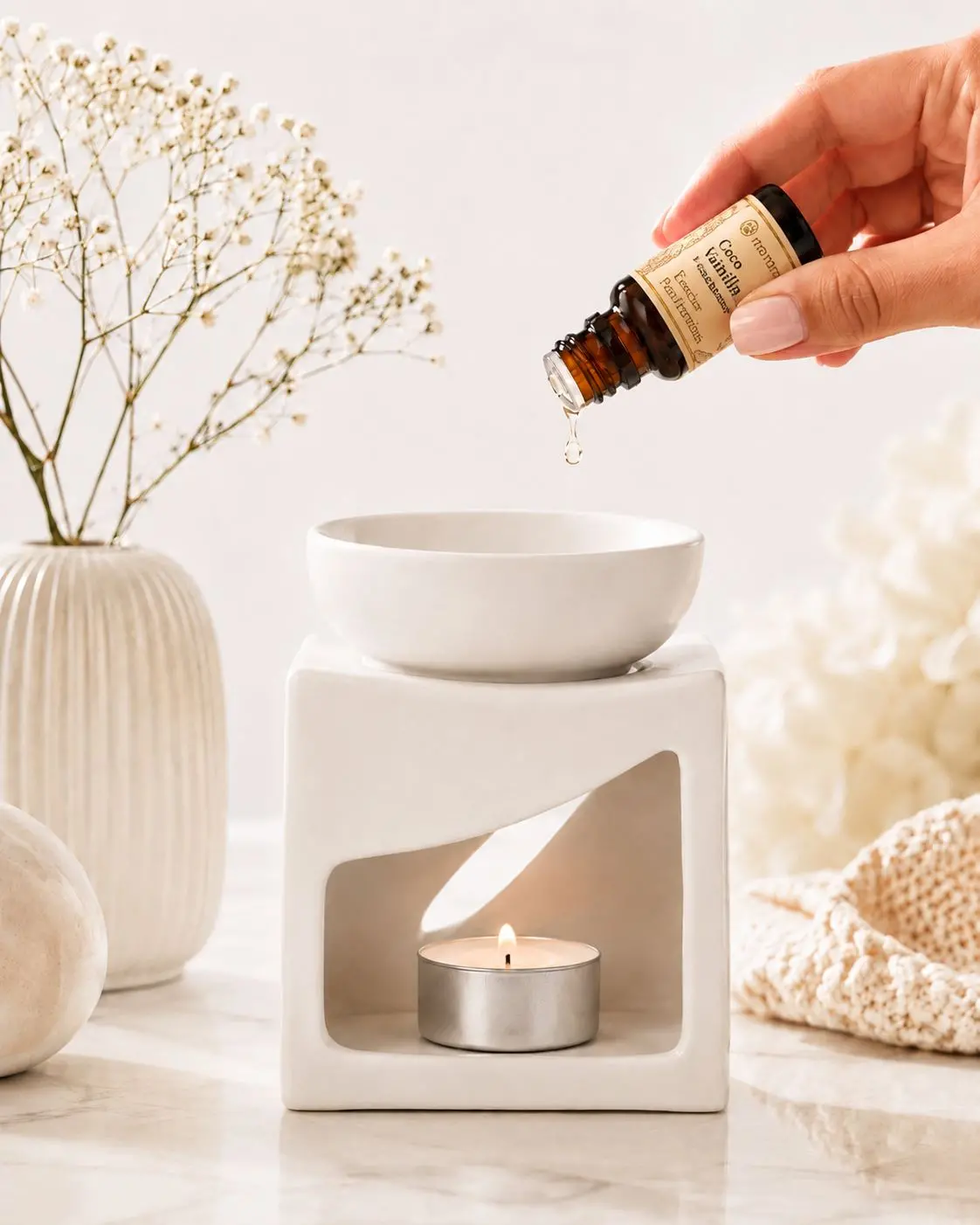 שמן למבער AROMANZA קוקוס וניל