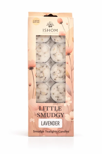 נר טבעי טילייט סמאדג' Lavender