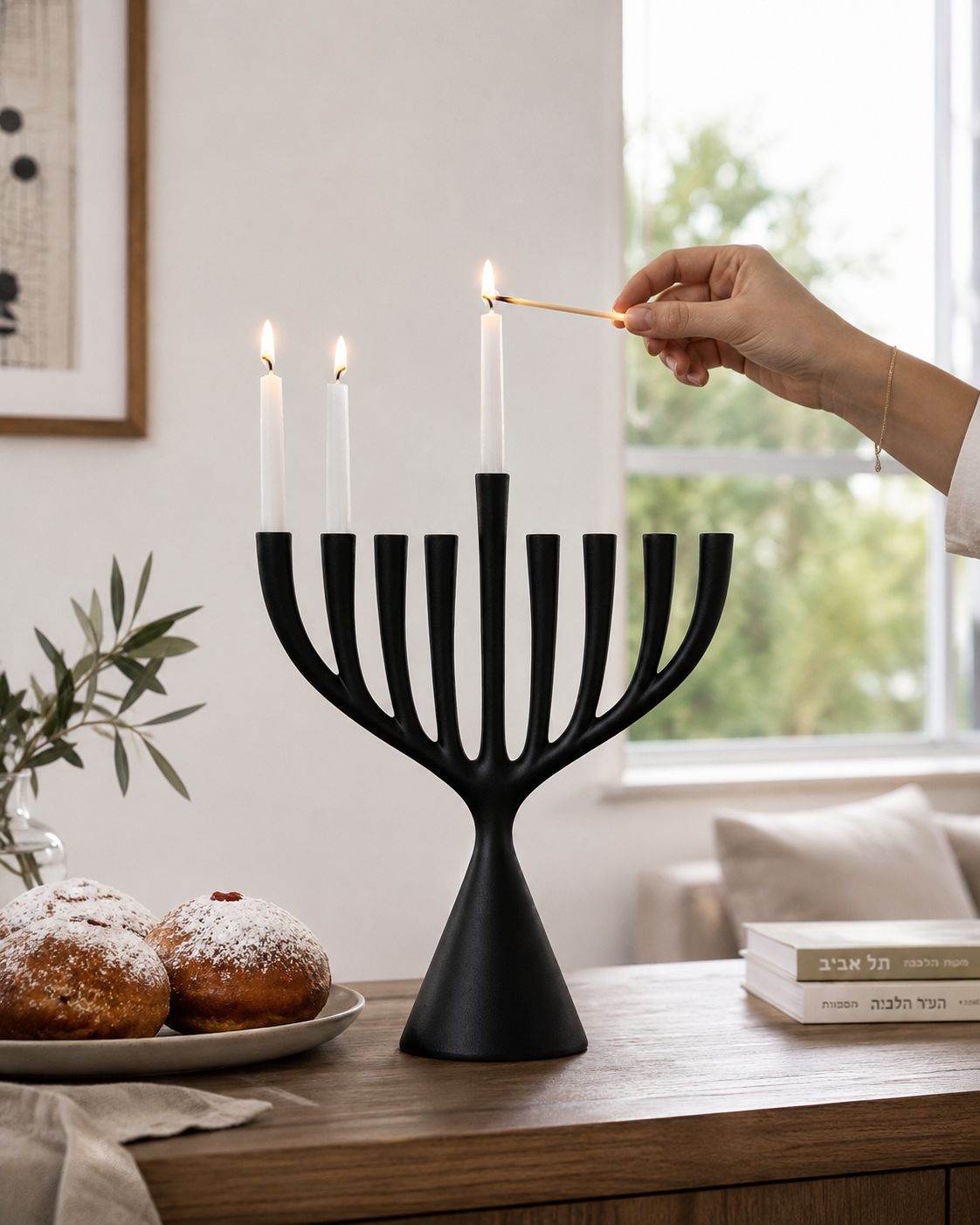 חנוכייה ORIN שחור חנוכייה ORIN שחור