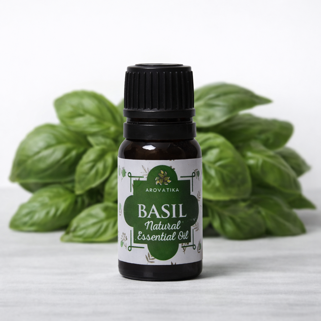 שמן אתרי בזיליקום BASIL שמן אתרי בזיליקום BASIL