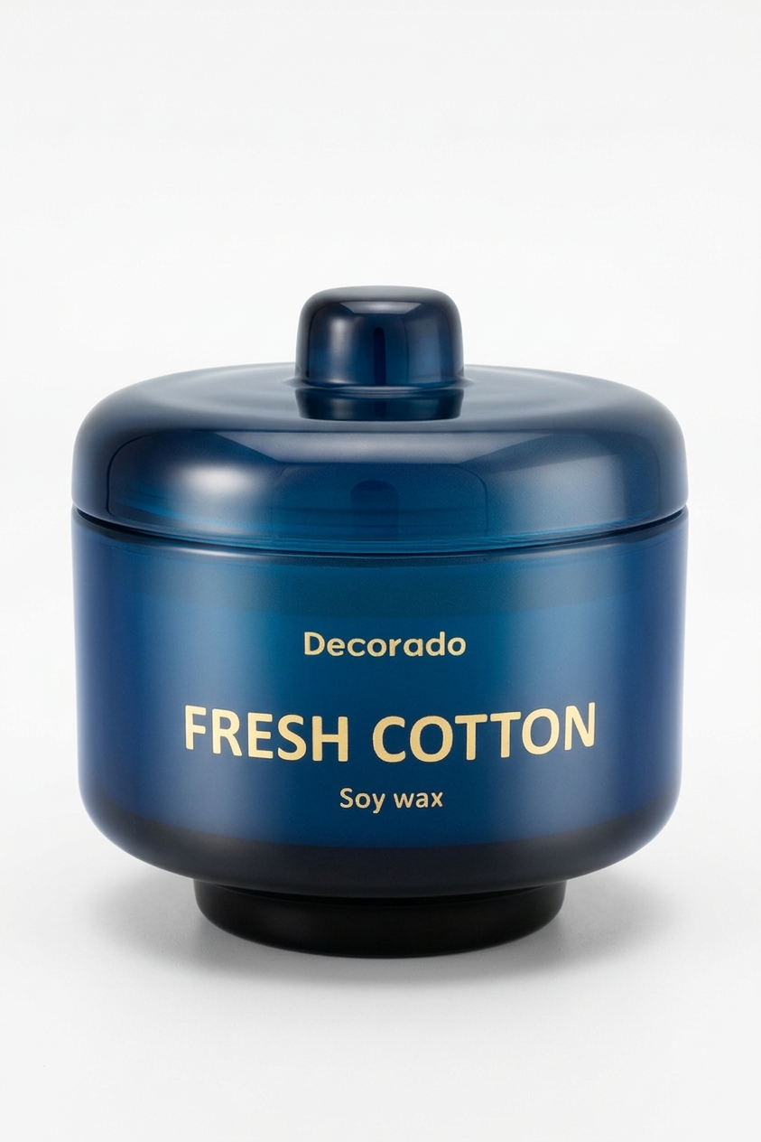 נר סויה לומה FRESH COTTON כחול נר סויה לומה FRESH COTTON כחול