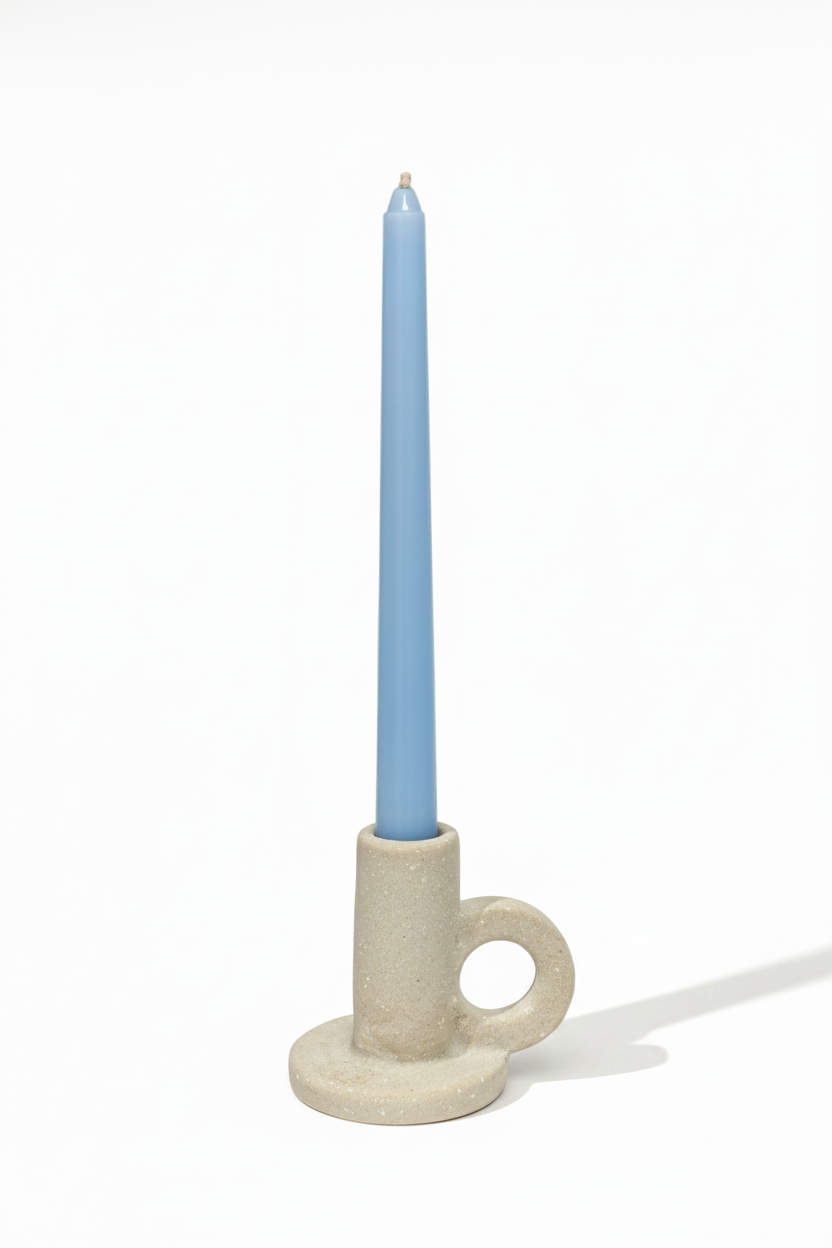 פמוט בטון ANTIQUE סהרה 10 ס''מ פמוט בטון ANTIQUE סהרה 10 ס''מ